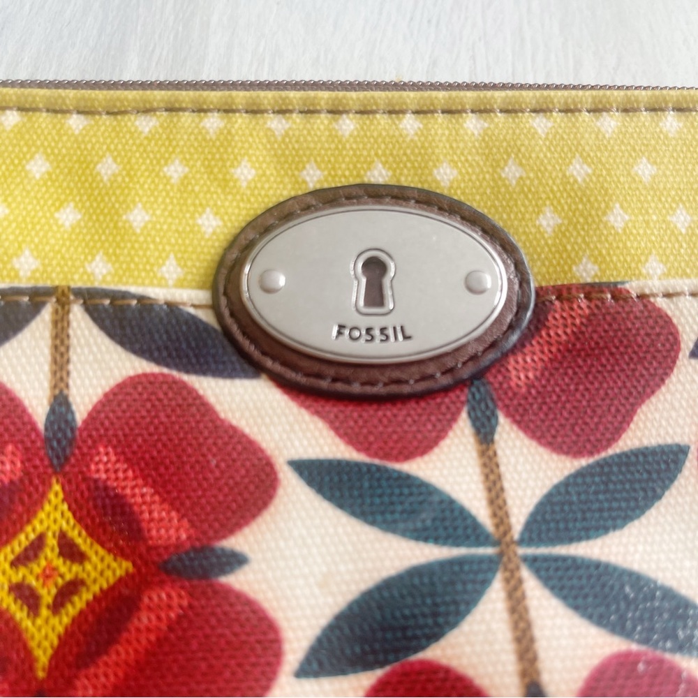 Fossil Key Per Bag Ipad Case Coated Canvas New Fl… - image 3